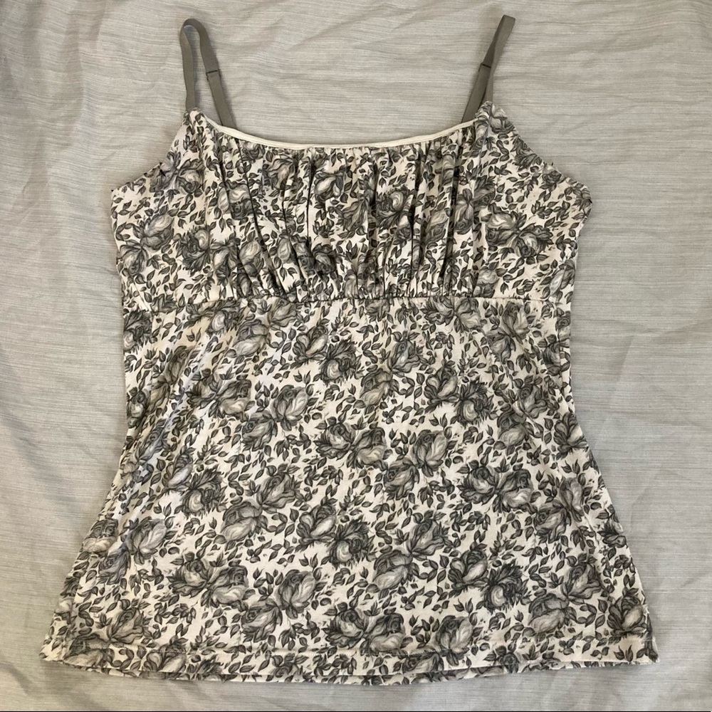 floral cami tank top